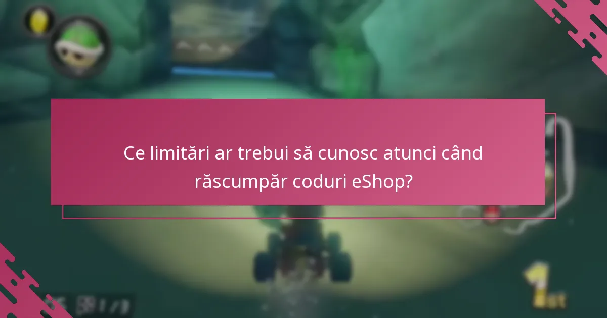 Cum pot răscumpăra un cod Nintendo eShop pentru Mario Kart 8 Deluxe?